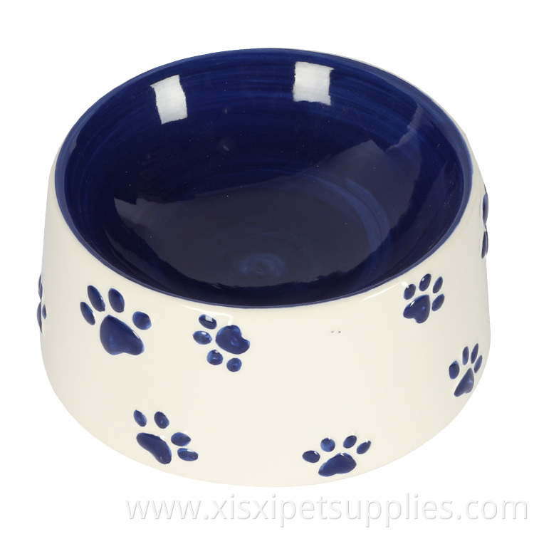 Customizable Pet Products Logo Custom Pet Ceramic Dog Bowl